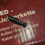 alte Hülle einer LED der Lichterkette