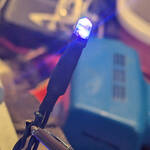 3. Schlauch aufgeschrumpft, er befestigt die LED